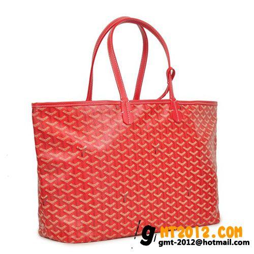 ゴヤールスーパーコピー トートバッグ サンルイPM 赤 GOYARD-003